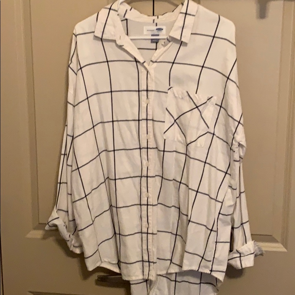 Old Navy boyfriend fit button down